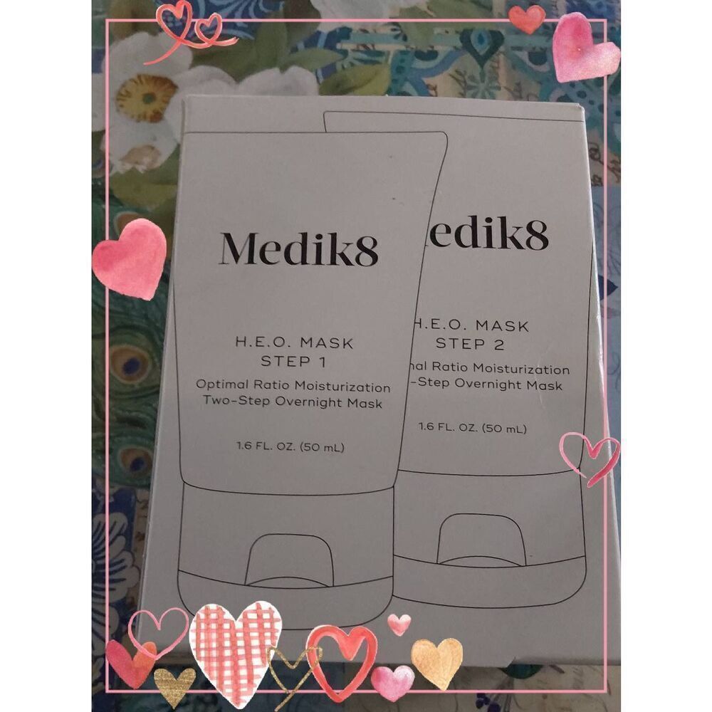 BNIB~Medik8 H.E.O. Optimal Ratio Moisturization Two-Step Overnight Mask~$68 RV - Picture 2 of 7